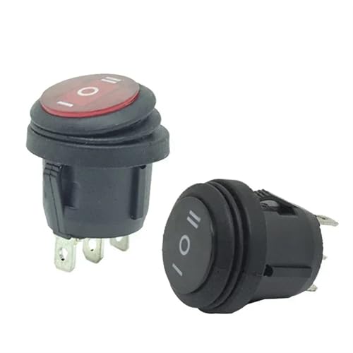 Interruptor de luz LED verde para salpicadero de coche y proyectos de bricolaje electrónico 12V 6