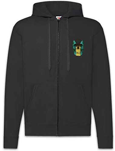 Sweat à capuche zip homme de qualité premium avec motif Bahamas Skull Flag