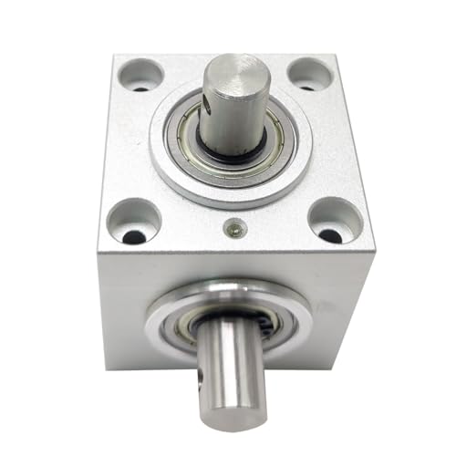 Image of 1:1 Right Angle Tapered Bevel Gearbox 1.5 Module 20 Teeth 90 Angle Drive Steering Gear Device Simple Mechanical DIY Module with 15mm Shaft