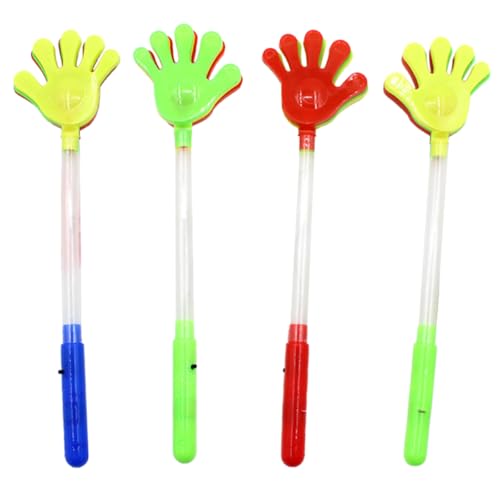 ifundom 4piezas Aplausos Barras Luminosas Juguetes para Animar Fiestas Herramientas para Animar Eventos Color Aleatorio para Espectáculos Interiores