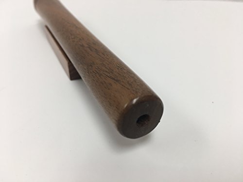N and J Kaleidoscope in Solid Walnut Wood, 6 Inch Barrel, Beaded Turning Chamber, 3 Mirror System