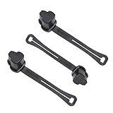 Polcatay 3 PCS 3 Prong Plug Protector, Engine Block Heater Wire Plug Stereo Insulated Weatherproof Cover, 120 Volt Extension Harness Silicone Cover, for Most Cars Trucks Repair Accessories (Black)