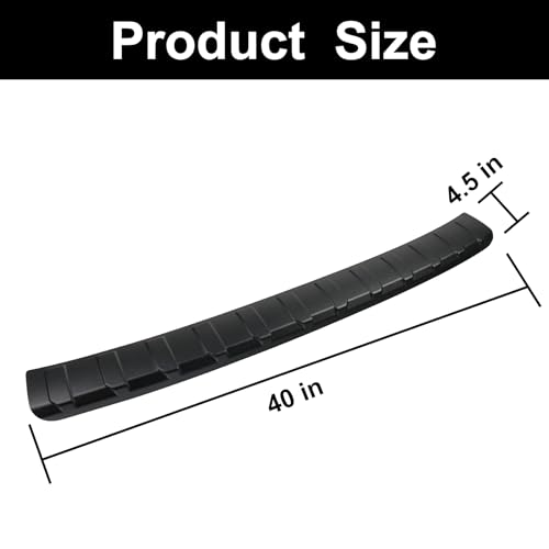 Image of Rear Bumper Protector for Subaru 2018-2023 Crosstrek XV Car Accessories ABS Plastic Material Matte Black Resistant Trunk Door Entry Guards