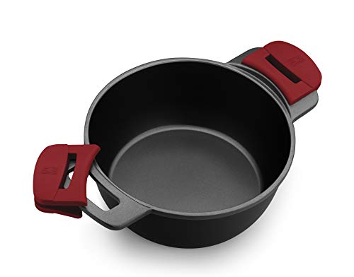BRA-Premiere-Bateria-5-piezas-de-aluminio-fundido-con-antiadherente-apta-para-todo-tipo-de-cocinas-Incluso-induccion-Color-NegroRojo-Amazon-Exclusive