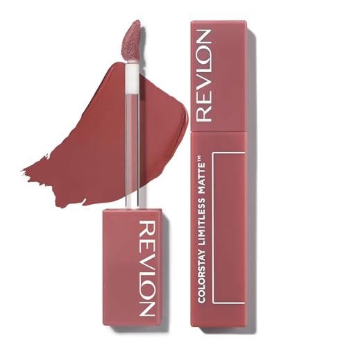 Image of REVLON Colorstay Limitless Matte Liquid Lipstick for woman, Waterproof, Long-Lasting, 100% Vegan, Lightweight, No-Budge Matte, Lead The Way - (012)
