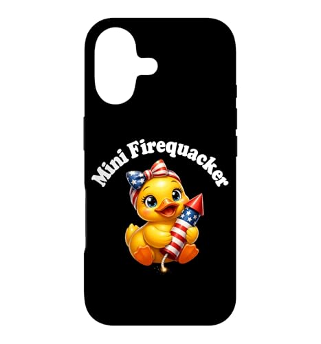 Mini Firequacker ���킢���A�q���̐Ԃ���� 7��4�� �č��Ɨ��L�O�� �X�}�z�P�[�X iPhone 17 �p