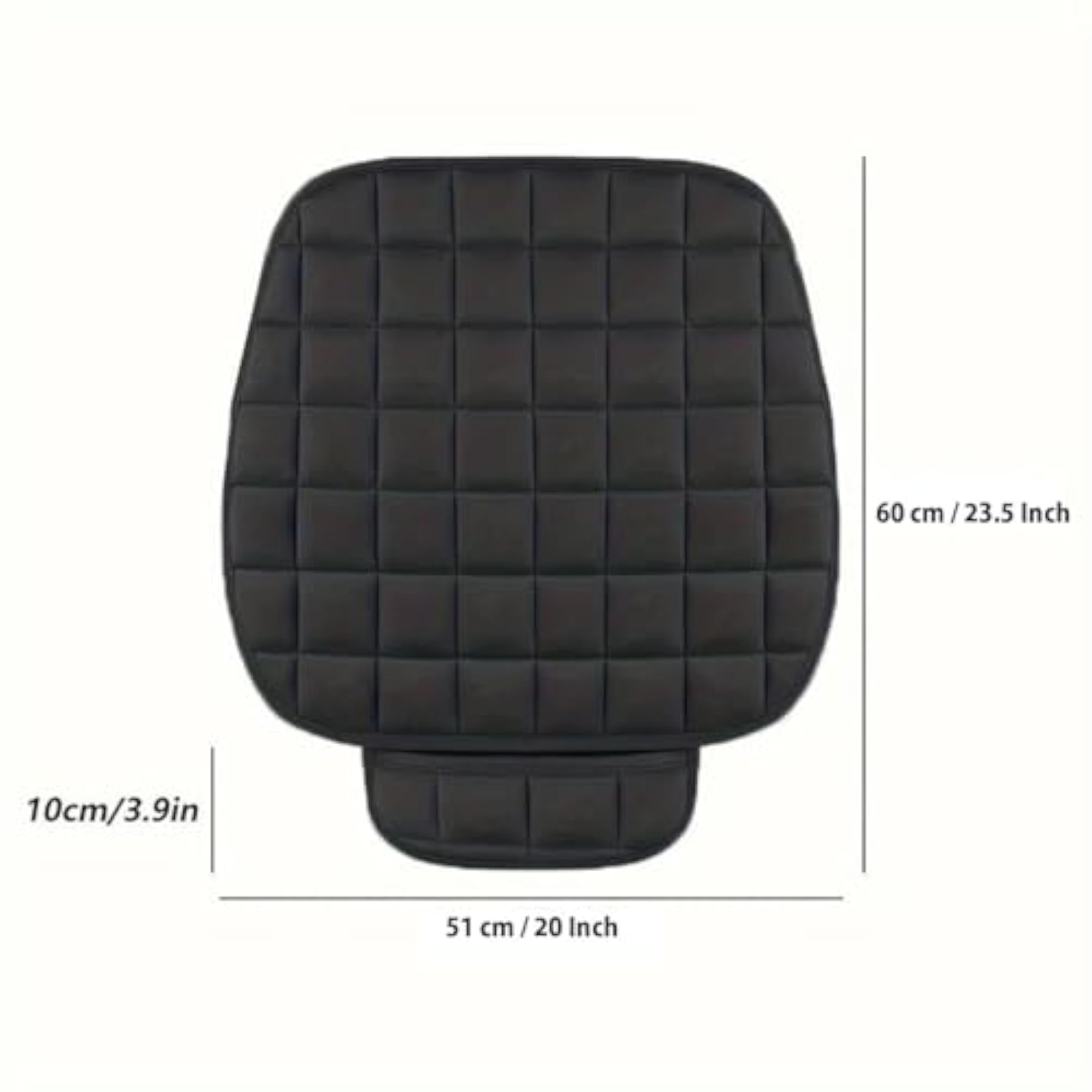 Ultra-Soft Memory Foam Seat Cushion with Non-Slip Base