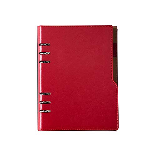 zhichy Carnet de notes A5 en polyuréthane avec feuilles volantes, agenda, agenda, agenda, bloc-notes, fournitures scolaires Cover