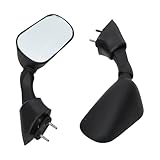 Colore: Nero HTHRRFE Specchietti retrovisori laterali sinistro e destro for motocicletta compatibili con Yamaha FJR1300 2001-2006