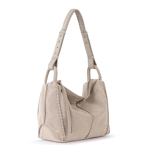 Image of The Sak Los Feliz Hobo Purse - Premium Large Leather Women's Handbag for Everyday & Travel - Durable Purse With Zipper Pocket
