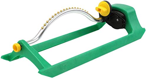 Oscillating Lawn Sprinkler Watering Garden Pipe Hose Water Flow With Connector