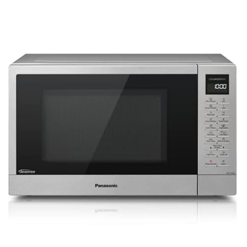 Panasonic NN-ST48KSBPQ Inverter Microwave Oven with Glass Turntable, 32L, 1000W, 25 Auto Programmes,...