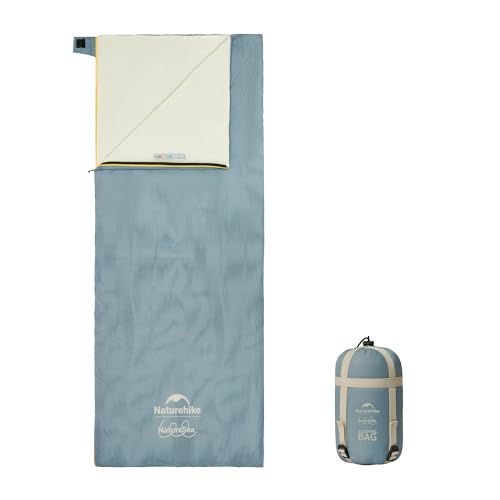 Naturehike Saco de dormir NatureSea ligero y cómodo, versátil para camping, senderismo y actividades al aire libre, perfecto para viajes y ocio