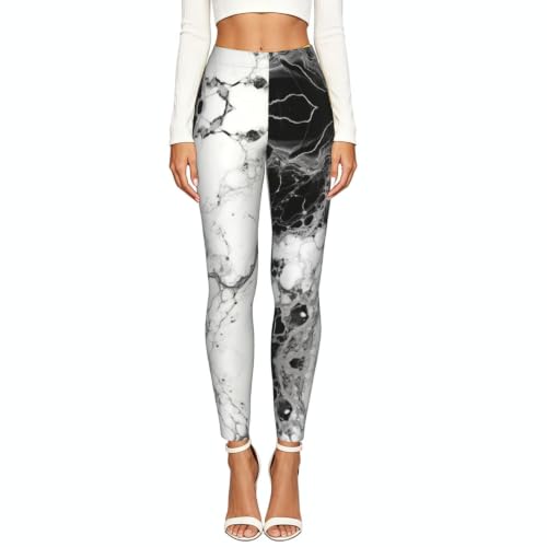 Leggings de compresión con diseño moldeador y estampado mármol 2