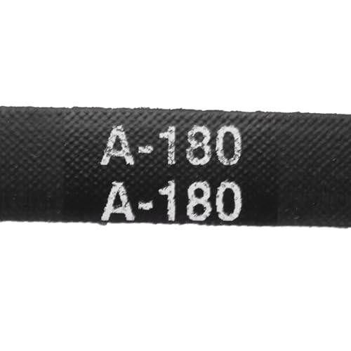 Image of uxcell 2pcs A180 or 4L1820 Classic Wrapped Rubber V-Belt, 180 inch(4572mm) Inside Circumference, A Profile V Belt