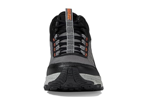 Skechers, Mens, Go Run Trail Altitude 2.0 - Ridgetop Midtop, Charcoal/Orange, 11, D - Medium