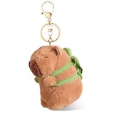 GXGM Porte-Clés Capybara en peluche, Kapibara Porte Clés Pendentif,Porte Clés Jouets Capybara,Capybara Pendentif Animal Femmes Sac Accessoires Porte Clef pour Enfants Adultes Amis Cadeau, 1 pièce