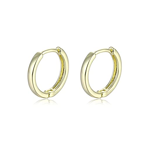 14k Gold Filled Huggie Hoop Boucles d'oreilles Set Small Gold Hoop Boucles d'oreilles Hypoallergénique Dainty Tiny Cartilage Boucles d'oreilles Minimal Chunky Cuff Boucles d'oreilles pour les femmes Cover