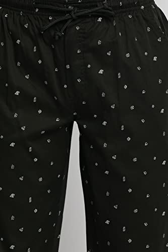 Image of Van Heusen Men Athleisure Allover Print Pyjamas - 100% Combed Cotton - Drawstring Waist, Ultra Soft