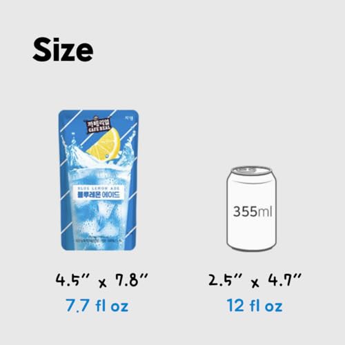 Korean Covenienve Store Drink Pouch Sampler Set - 5 PACK 10 PACK (grape, strawberry, blue lemonade, peach ice tea, shine muscat) + dalgaru yakgwa mirror (NEW ADE 5 PACK)