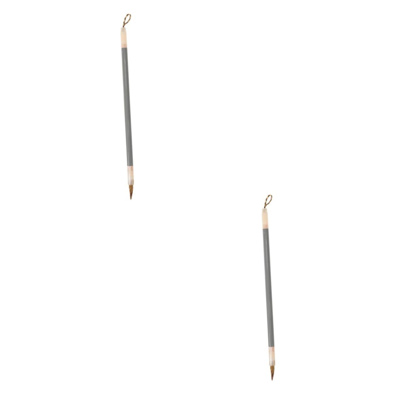Homoyoyo 2pcs Beginner's Calligraphy Pen Traditional Chinese Calligraphy Brush Art Brush for Painting Writing