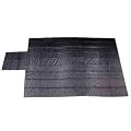 Heavy Duty Lumber Tarp - 24' x 28' (8' Drop & Flap) - 18oz Black Tarp