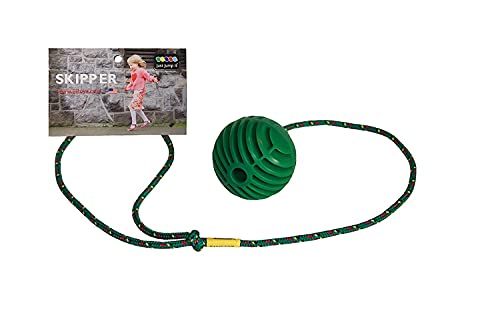 Just Jump It Skipper-Skip Ball Toy - Agility Toy - Skip and Jump Toy for Cardio Health and Coordination - Green Just Jump It Skipper-Skip Ball Toy - Agility Toy - Skip and Jump Toy for Cardio Health and Coordination - Green
