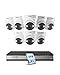 Produktbild ZOSI 4K Überwachungskamera Set Aussen, 8X 8MP PoE IP Outdoor Kamera mit 2-Wege Audio und Personenerkennung, 16CH 4TB HDD NVR für 24/7 Videoüberwachung