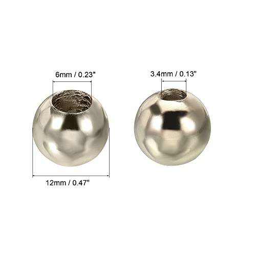 Image of MECCANIXITY Pull Cord Tassels Window Blind Extender Chain Drop Knobs Ball Pull Ends Silver Tone, for Curtain Blinds Shades Light Ceiling Fan Switch, Pack of 4