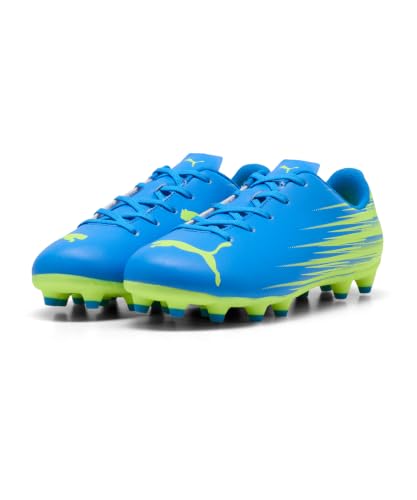Puma Attacanto II Fg/Ag Jr Fußballschuh für Kinder, unisex, Ultra Blue-Lime Squeeze, 32 EU – Ansicht 2