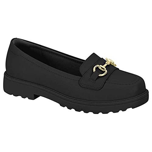Sapato Modare 7357.106 Mocassim Oxford Leve Salto Tratorado Feminino