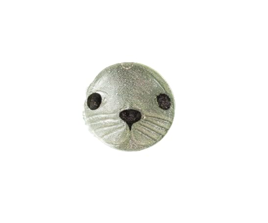 Seal Glass Hanging Suncatcher 12cm with organza bag - Handmade in Dorset by Matt Adkins at Glass Relief Ltd