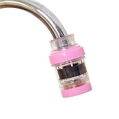 Lukzer Tap Faucet Water Purifier with Medical Stone Filter | 1PC Universal Water Saver, Softener & Dirt Remover | Kitchen Sink & Shower Head Attachment for Clean Safe Water (Random Color)