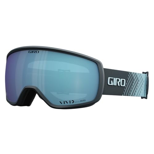 Giro Balance II Ski Goggles - Snowboard Goggles for Men, Women and Youth - Dark Shark Streaker Strap with Vivid Royal Lens