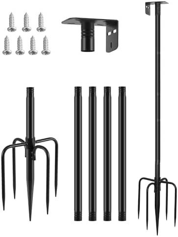 Amazon.com : Bird Feeder Pole 92 Inch,Bird House Pole Mount Kit,Heavy