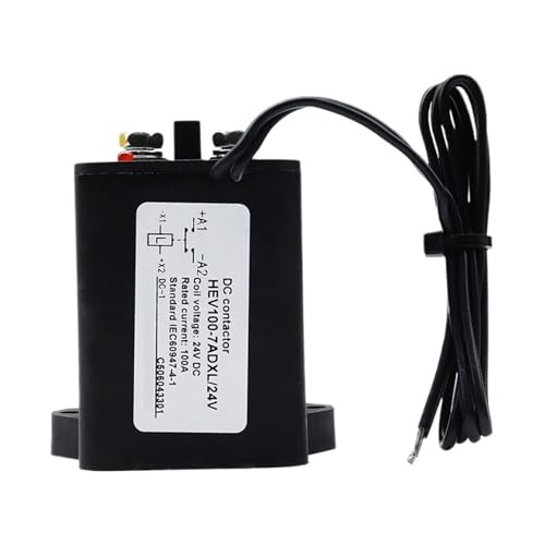 Contactor CC alto voltaje HEV100 24V para aplicaciones de movilidad eléctrica