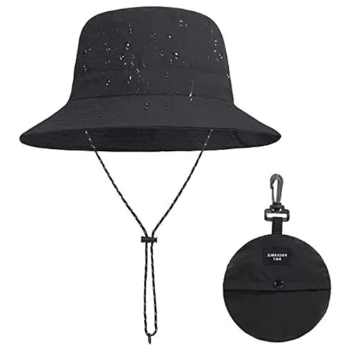 Megcdtr Regenhut Damen Wasserdicht, 56-58cm Regenhut Herren...