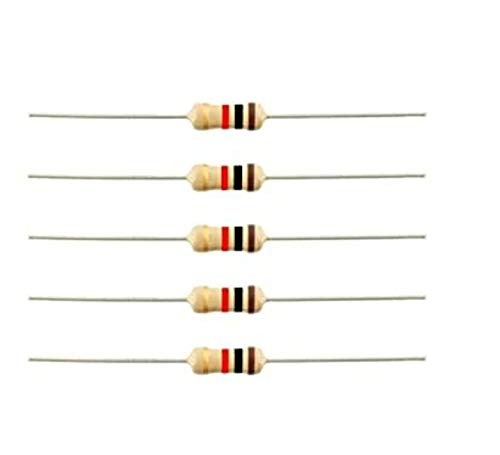 SuviTech 100 PCs 1 K 0.25W Carbon Film Resistor With 5% Tolerance (B08BZW7C3V) Amazon Price History, Amazon Price Tracker