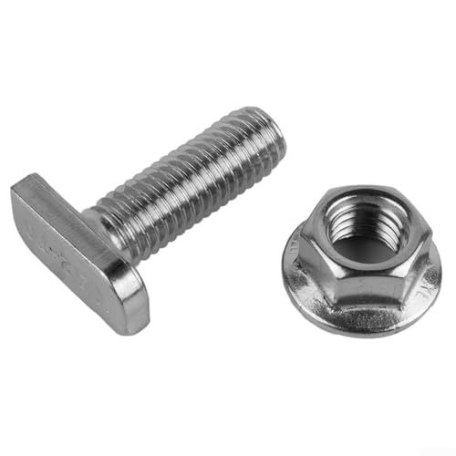 Reliable M8 Hammer Head Screw and Nut Set Includes 20 Pieces Made from 304 Stainless Steel (M8*35)