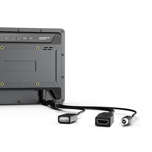 Image of LILLIPUT 8 inch Ratio 4:3 1000 Nits IP65 Monitor, HDMI /VGA Industrial Touch Display- Optical Bonding, Auto Dimming & Waterproof Design (819H /C - Full IP65 HDMI Only Non-Touch)