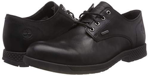 Timberland Sapato masculino Oxford com cadarço, Black Jet Black Mincio 15, 42 M EU