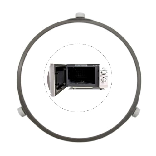 TSUOUKL 1pc Anillo giratorio, anillo de accionamiento 17.8cm universal para microondas compatible con Bosch, Siemens, AEG, Severin, etc