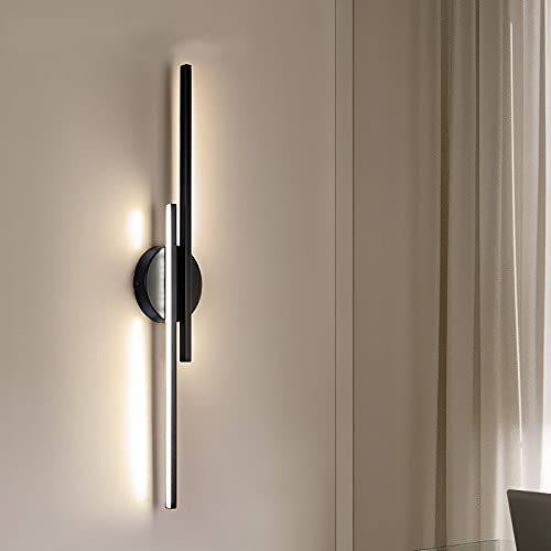 Applique led 55cm 14w blanche pour eclairage mural de chevet contemporain - 2