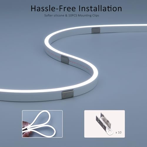 Tira de LED Neon JOYLIT 24V 5M 6000K Blanco Frío Waterproof miniatura 6