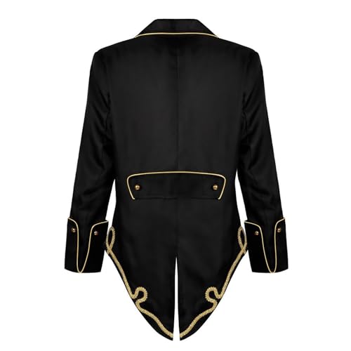 Parade punk manteau haut de gamme coupe rétro victorienne - 3