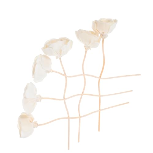 STOBAZA 8Pièces Bâtons Aromathérapie Rotin Fleurs de Accessoires pour Diffuseur Parfumez Décorez Votre Intérieur Ambiance