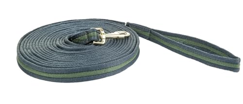 HKM Soft Longe Bleu foncé/Vert 800 cm