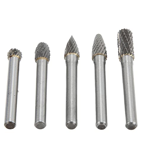 Juego de 5 fresas de carburo de tungsteno 6x8mm miniatura 2