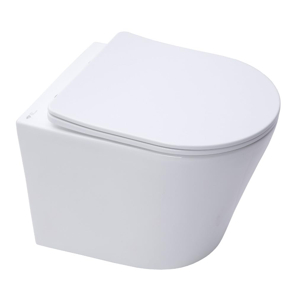 WC Suspendu Pack Complet Accessoires - Pack WC Grohe Bâti autoportant, WC SAT Infinitio sans bride, Plaque chrome, Abattant WC,Cuvette Toilette, Chasse d'eau Wc, Mécanisme