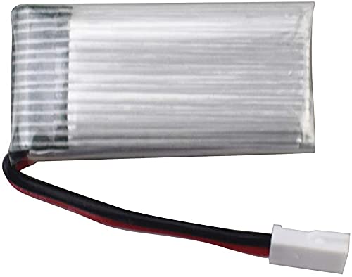 YUNIQUE GREEN-CLEAN-POWER - Set 4 Batterie LiPo 3.7V 380mAh per Quadricotteri RC | Compatibile con Hubsan X4, Syma X11, HS170 | Ottimizza Tempo di Volo, Silver